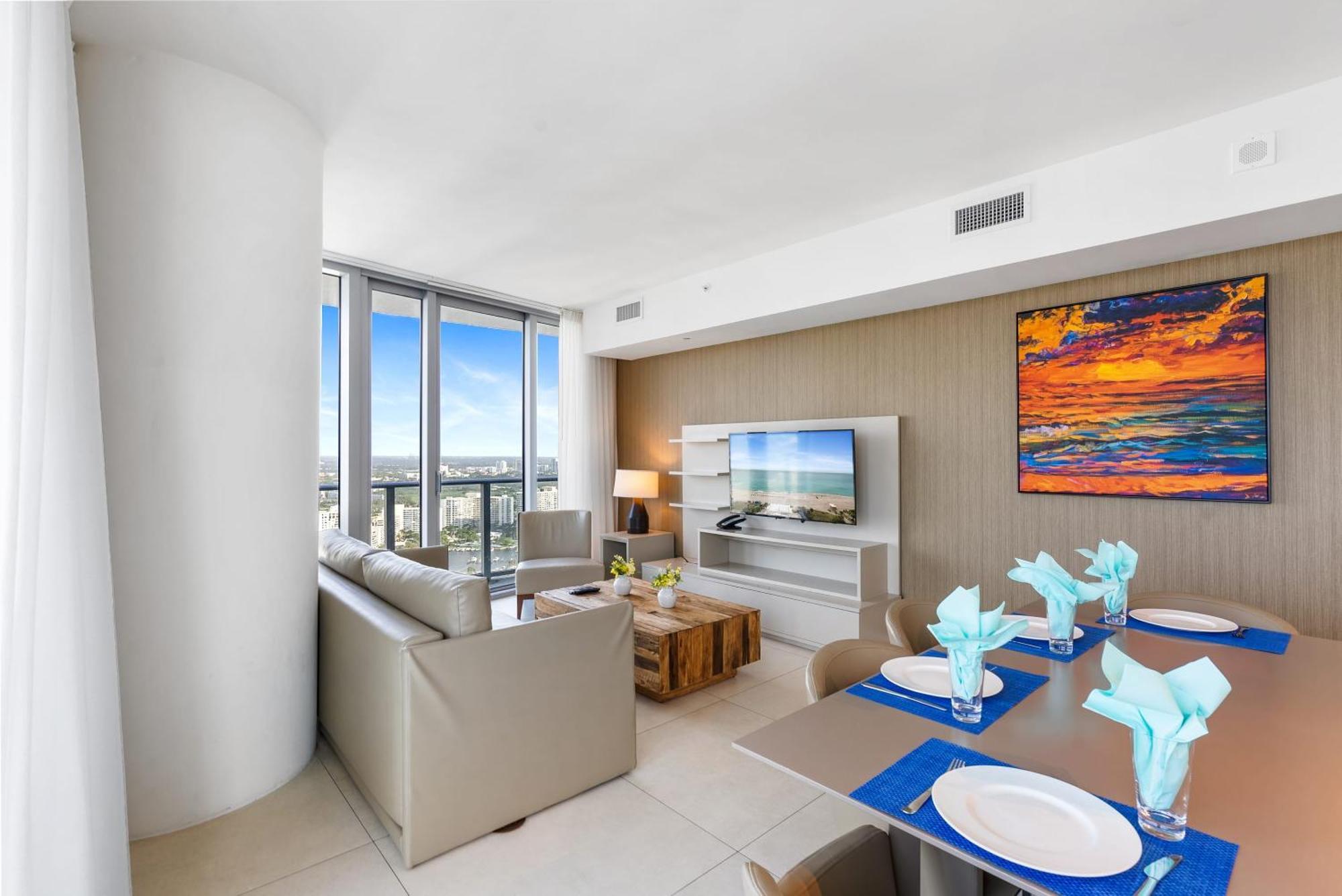 High Floor Corner 2 Bdr At Lyfe Resort 好莱坞 外观 照片